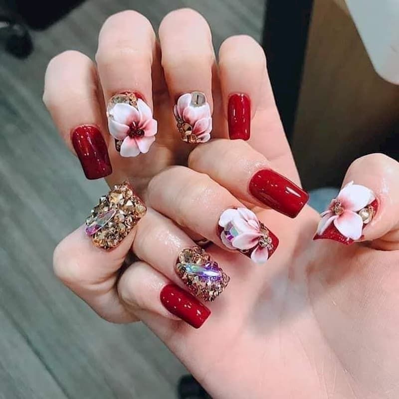 Tổng hợp 100+ mẫu nail đính đá sang chảnh cuốn hútMẫu nail tay đẹp (MÓNG TAY XINH) đơn giản | Nail swag, Móng tay, Móng màu hồng