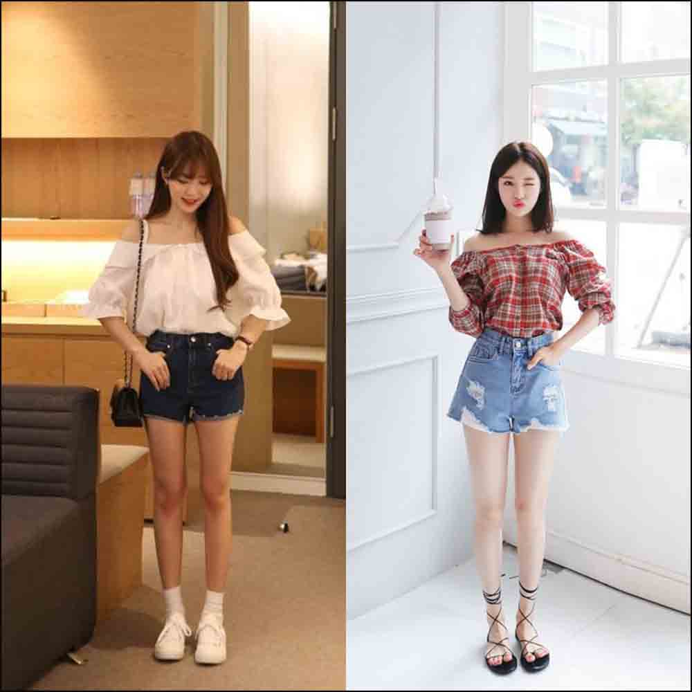 Cách mặc áo trễ vai không bị tuột MIX ĐỒ với áo trễ vai ĐẸP