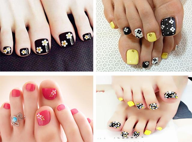 Các mẫu vẽ móng chân đẹp dễ thương đơn giản khiến nàng mê mẩn - Làm đẹp