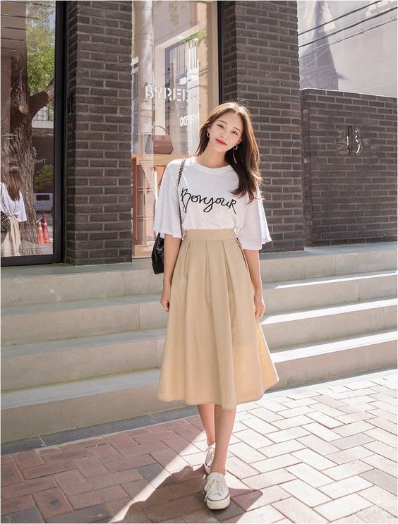 Bật mí cách mix đồ với chân váy ĐƠN GIẢN nhưng &quot;CHANH SẢ''