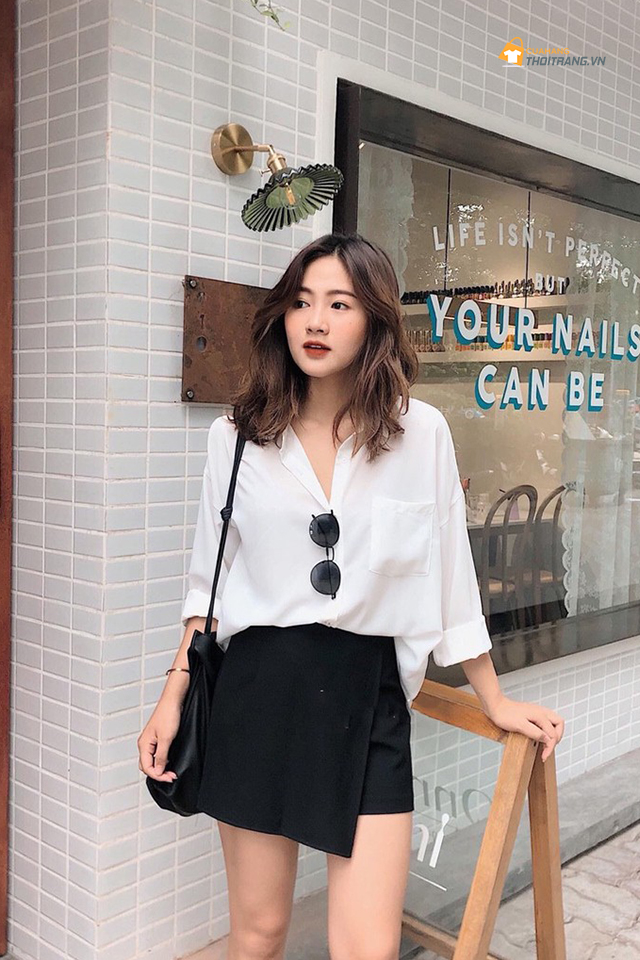 Muôn vàn cách phối đồ với Áo sơ mi nữ đẹp hút mắt