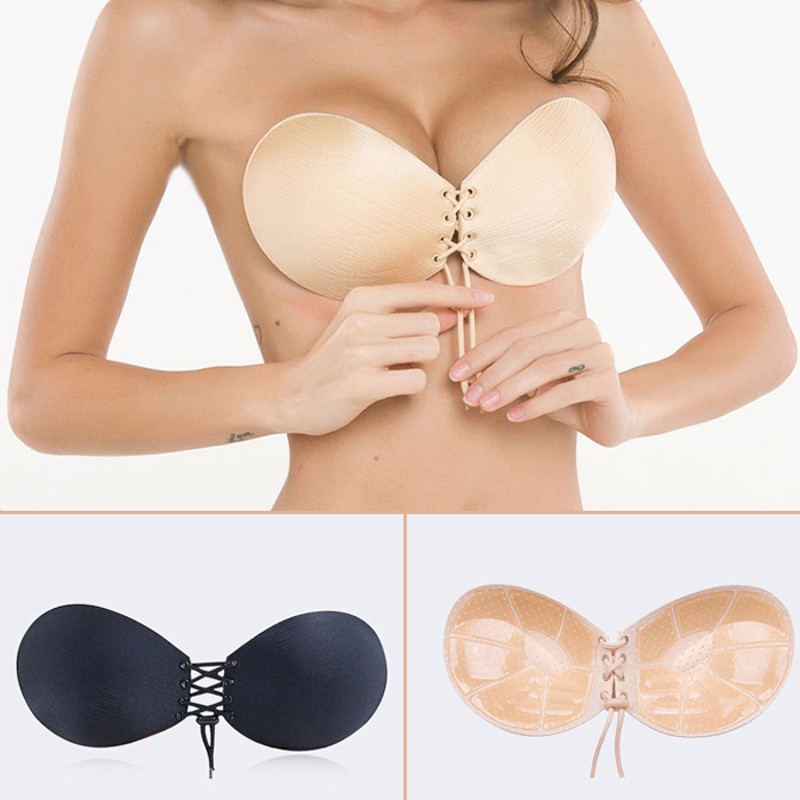 Áo dán ngực dây rút tạo khe nâng ngực - AD004 - BeeCost