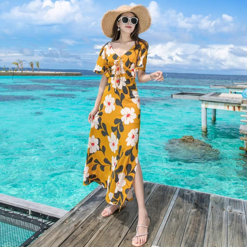 mặc gì đi biển chụp ảnh đẹp