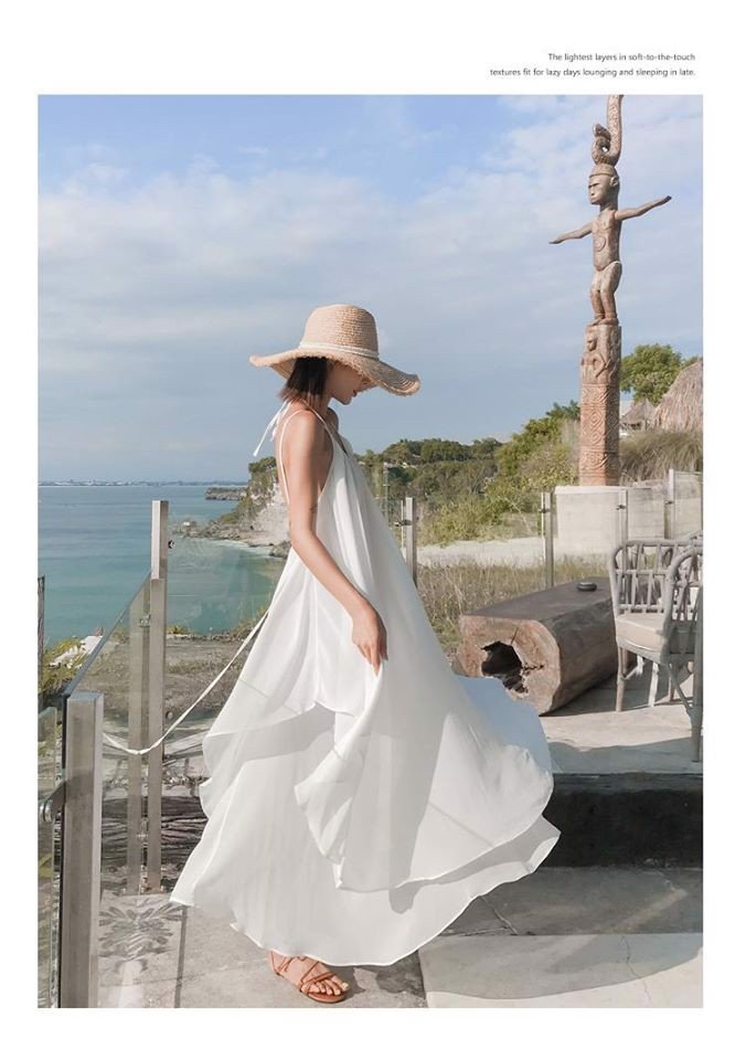đi biển mặc gì chụp ảnh đẹp
