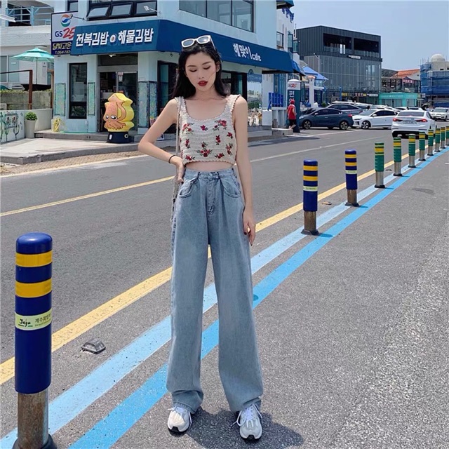Tổng hợp Quần Ống Rộng Áo Croptop giá rẻ, bán chạy tháng 2/2022 - BeeCost