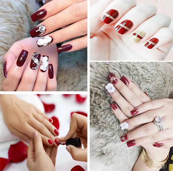 Nail màu đỏ: 20 mẫu đẹp đơn giản được yêu thích nhất hiện nay - Bí quyết làm đẹp