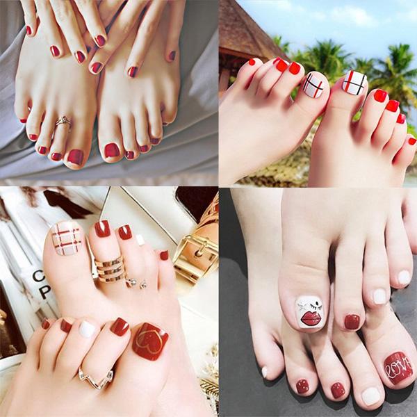 50 mẫu nail chân đẹp đơn giản dẫn đầu xu hướng hiện nay - Bí quyết làm đẹp
