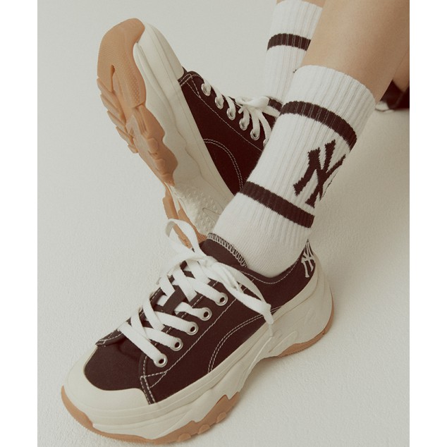 Giày MLB Korea chính hãng Chunky High Low New York Yankees 32SHU2111-50L | Shopee Việt Nam