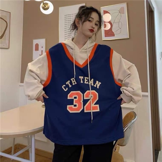 HÀNG ORDER] Áo hoodie phối gile năng động (Ảnh thật ở cuối) | Shopee Việt Nam