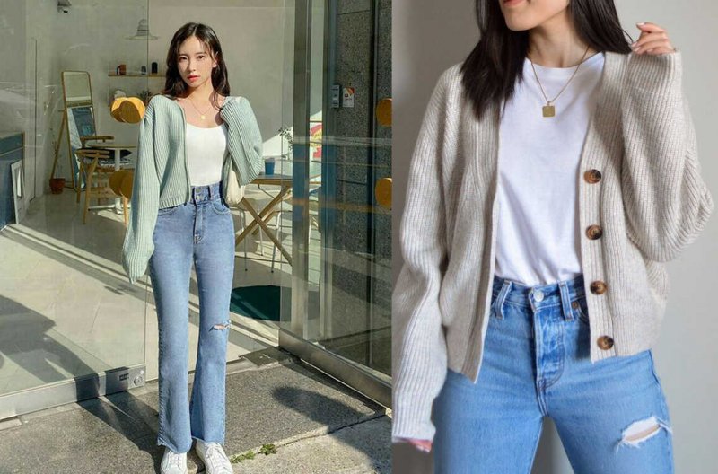 Cách phối đồ với áo khoác len cardigan cho mùa đông thêm ấm » Tin tức tổng hợp, tin nhanh mới nhất trong ngày | TCN.VN