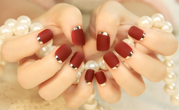 Mẫu Nail Đẹp: Học vẽ nail vàng đỏ đón Tết đơn giản đẹp mắt, xu hướng nail 2022