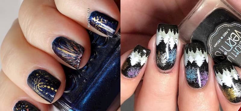 100+ Mẫu nail màu đen đẹp, huyền bí và sang chảnh
