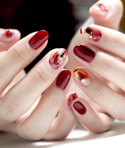 Mẫu Nail Đẹp: Top 12+ mẫu nail màu đỏ hồng tuyệt đẹp trẻ trung, xu hướng nail 2021