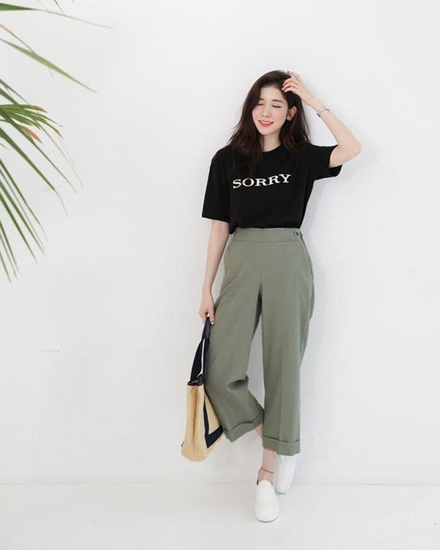 Những cách phối đồ đỉnh cao cho chiếc quần culottes của bạn
