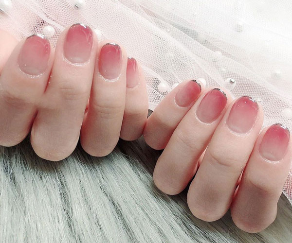Nail thạch hồng đẹp
