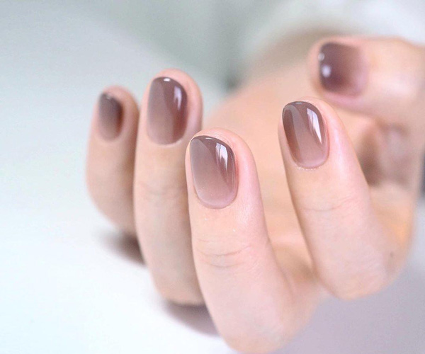 Nail thạch nâu độc đáo