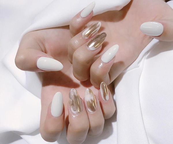 Nail thạch trắng