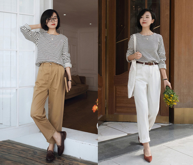 Thiếu đi 1 chiếc áo kẻ là bạn đã tự đánh điểm style tụt đi vài phần so với đồng nghiệp