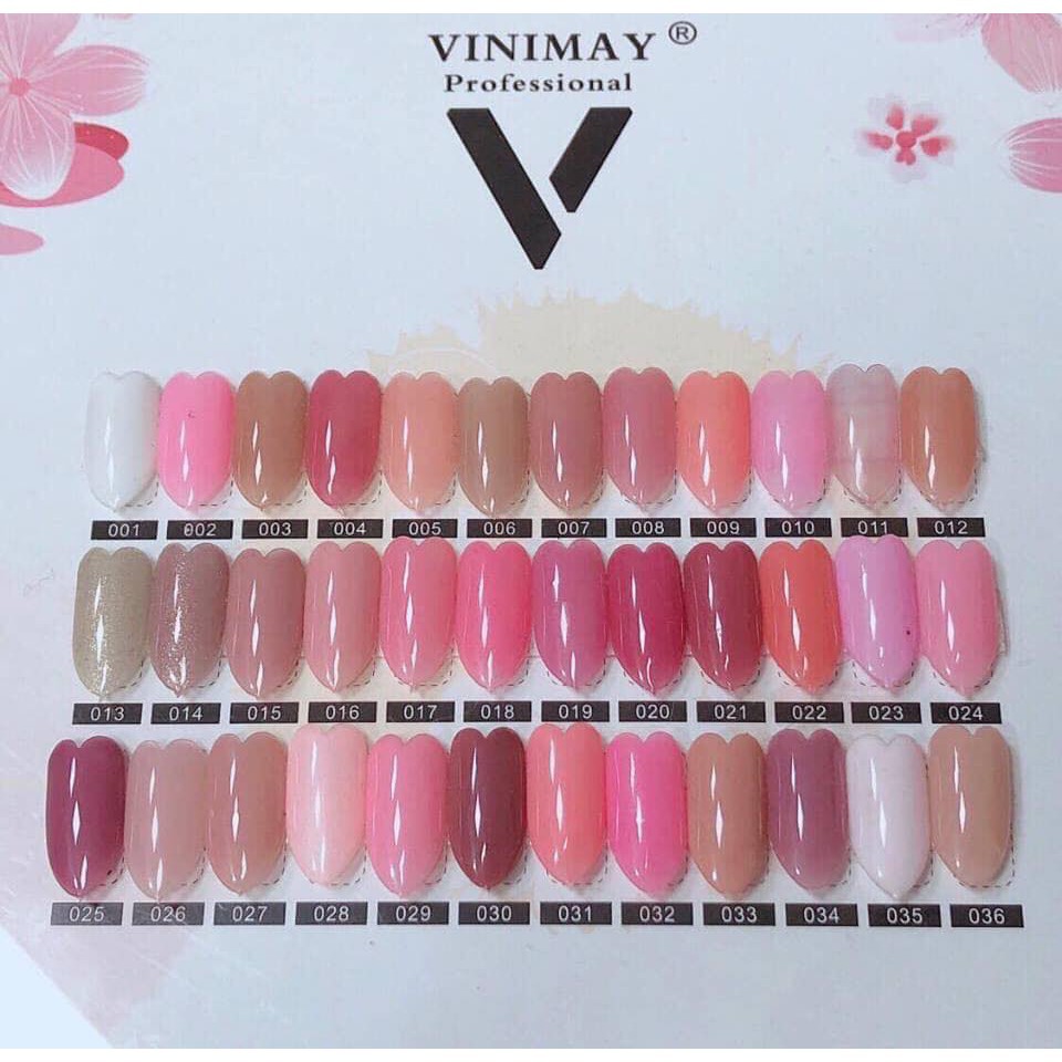 Bảng màu sơn thạch Vinimay