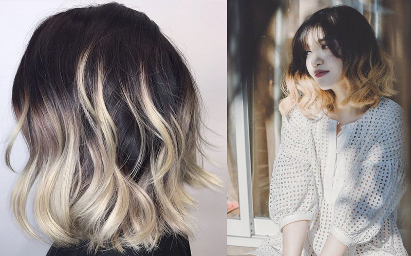 10 kiểu nhuộm Ombre tóc ngắn nổi bật đẹp nhất 2021