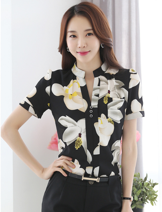 kiểu áo sơ mi cổ tàu nữ đẹp