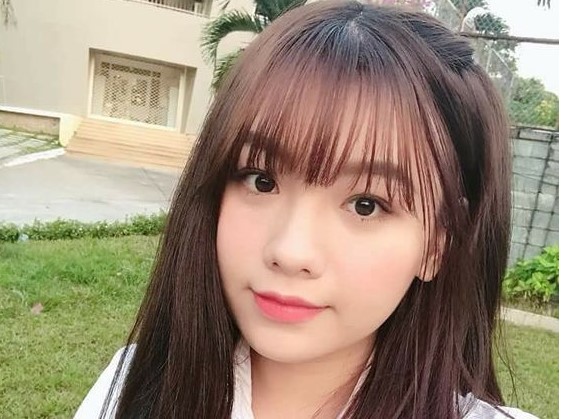 Tóc mái ngang trẻ trung tinh nghịch