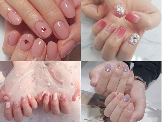 các mẫu nail đính phụ kiện đơn giản dễ thương