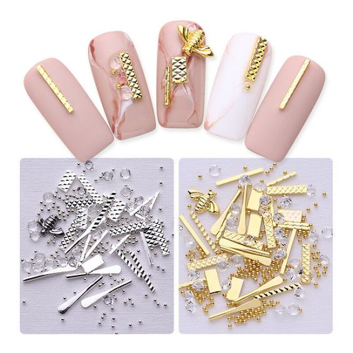 Charm nail mạ bạc