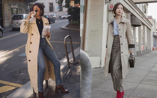 ÁO TRENCH COAT: 4 công thức mix&match xuất sắc miễn bàn