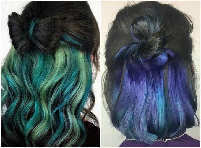 Nhuộm tóc Hidden – mốt hay cho hội “sành điệu mà nhát” – Hairworld