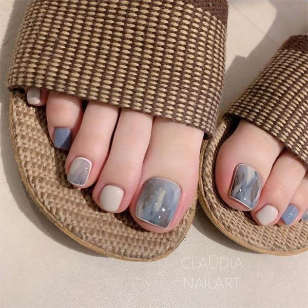 50 mẫu nail chân đẹp đơn giản dẫn đầu xu hướng hiện nay - 28