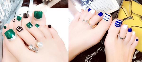 50 mẫu nail chân đẹp đơn giản dẫn đầu xu hướng hiện nay - 6