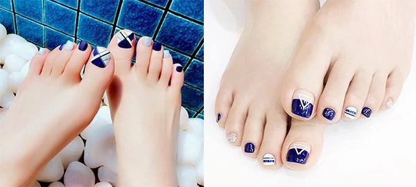 50 mẫu nail chân đẹp đơn giản dẫn đầu xu hướng hiện nay - 18