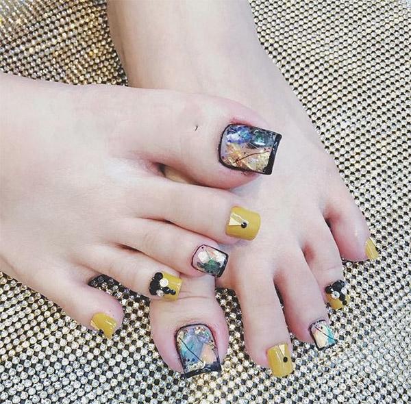 50 mẫu nail chân đẹp đơn giản dẫn đầu xu hướng hiện nay - 27