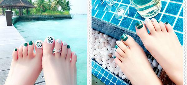 50 mẫu nail chân đẹp đơn giản dẫn đầu xu hướng hiện nay - 21