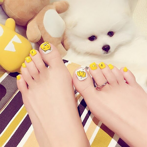mẫu nail hình thú cực cute