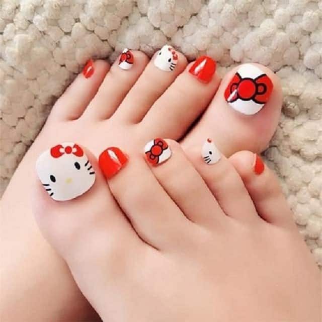 mẫu nail hình thú cực đẹp