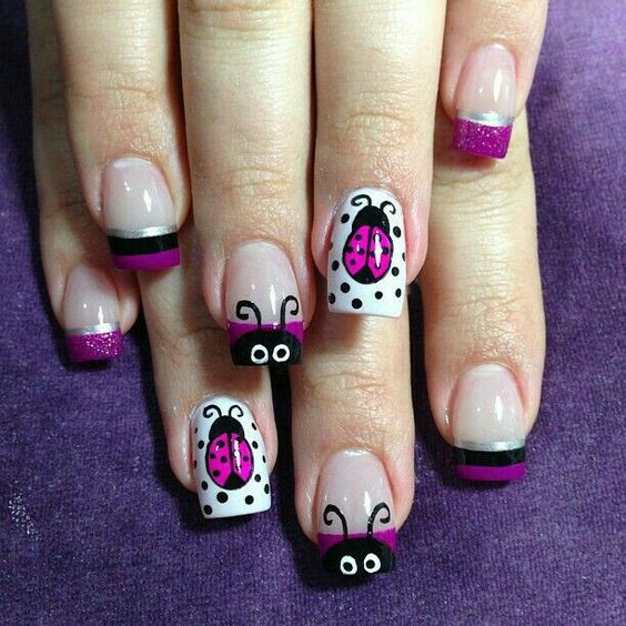 mẫu nail hình thú siêu chất lừ