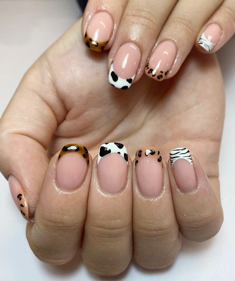 mẫu nail hình thú siêu hot
