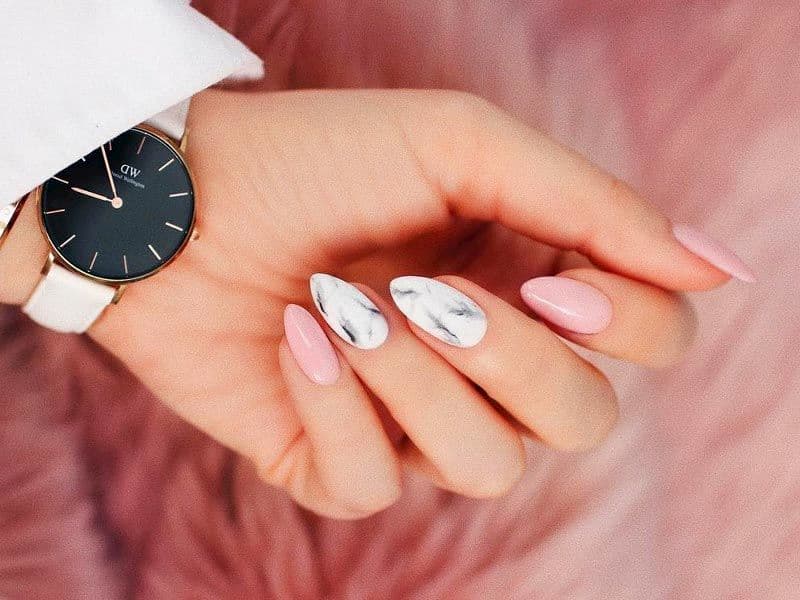 Mẫu nail màu trắng đẹp, thanh lịch và tinh tế