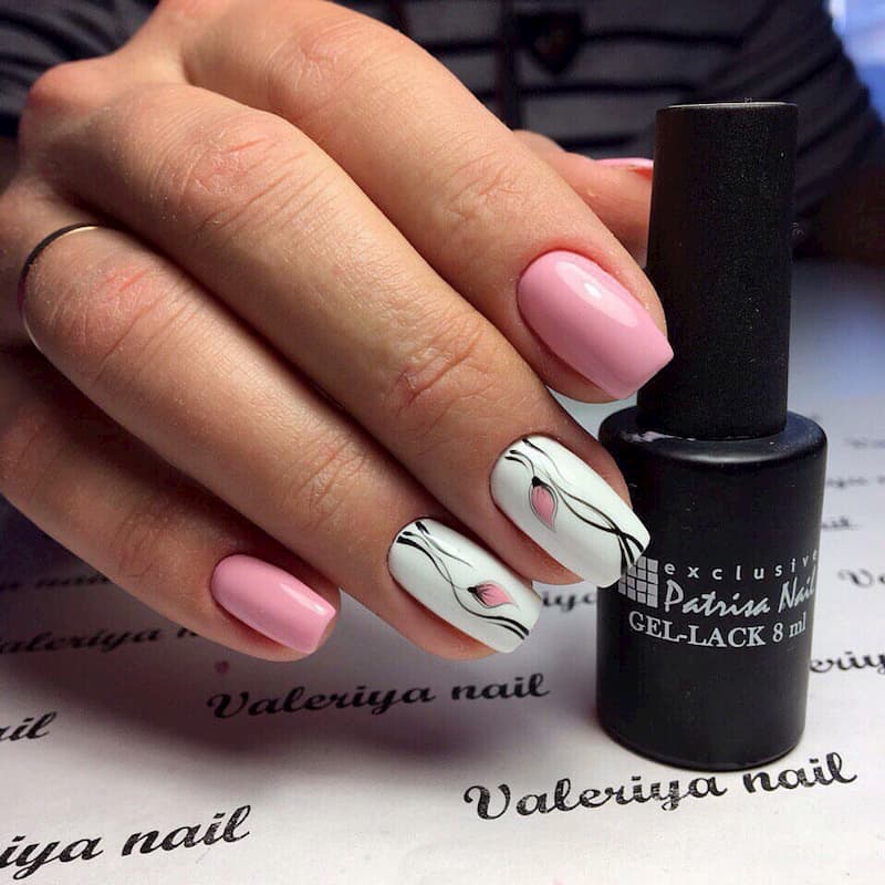 Mẫu nail màu trắng đẹp, thanh lịch và tinh tế