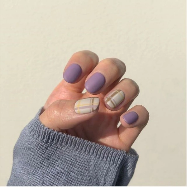 Đẹp mê ly với màu tím pastel 