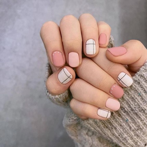 Mẫu móng tay đẹp nhẹ nhàng, đơn giản, dễ thương, cá tính cho nàng đi làm, đi học