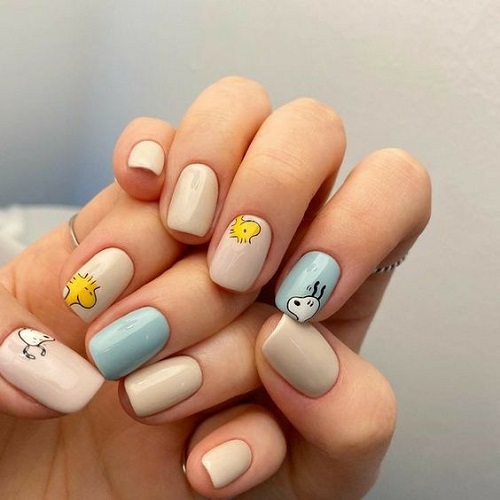 Mẫu móng tay đẹp nhẹ nhàng, đơn giản, dễ thương, cá tính cho nàng đi làm, đi học