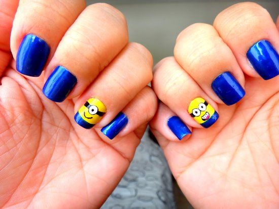 mẫu nail hình thú siêu dễ thương