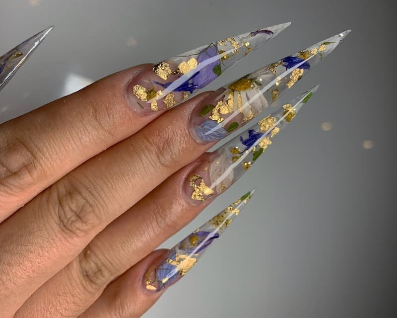Nail móng nhọn xà cừ ẩn kiêu sa