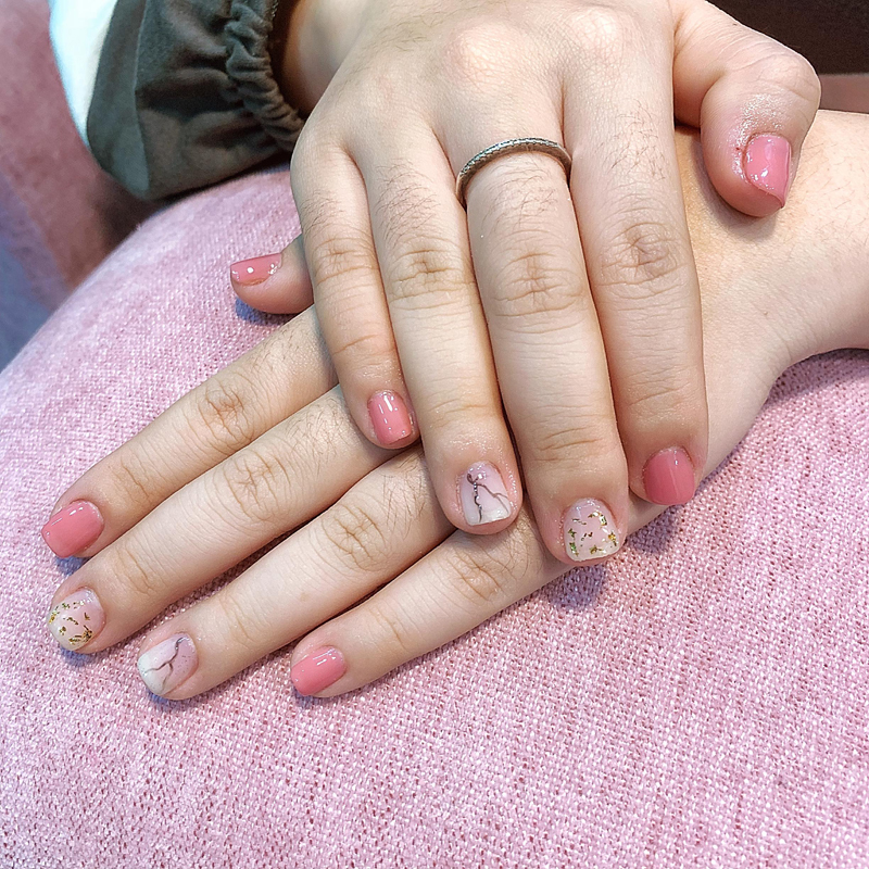 Nail pastel nhẹ nhàng quyến rũ
