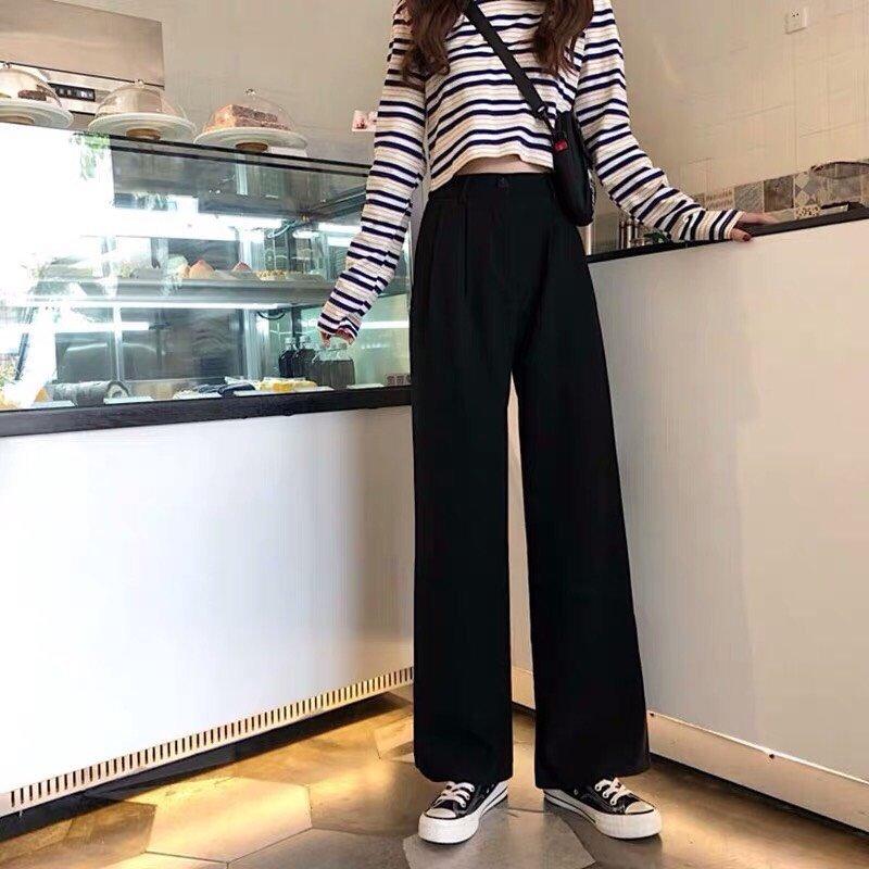 Bật mí thắc mắc quần ống suông mặc với áo gì? Top 3 cách phối đồ cơ bản - Shop Thái Hòa