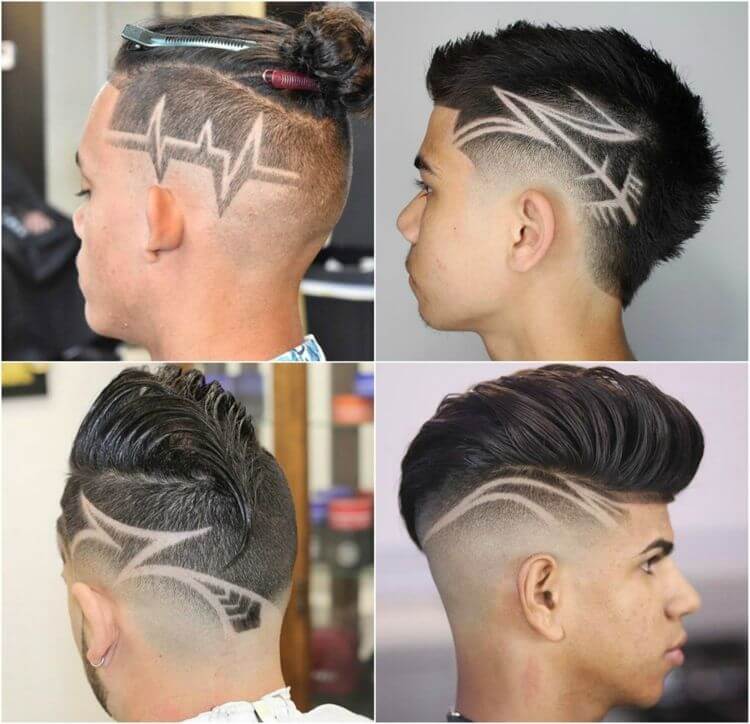 tóc nam đẹp Tattoo Hair