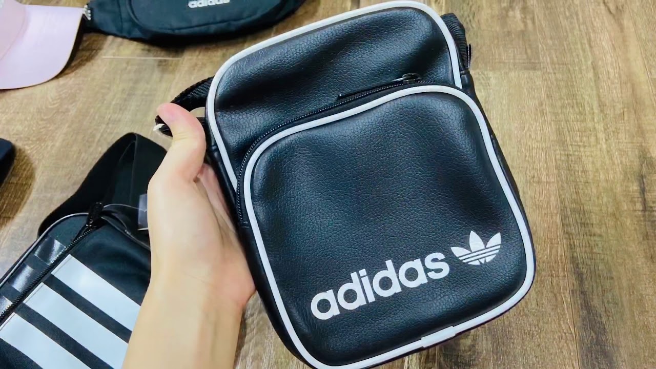 Đánh giá túi đeo chéo Nam Adidas Originals mini vintage black - Nami Boutique channel | Túi nam hàng tốt nhất - MenZ Leather - Cặp túi xách nam da thật, Đồ